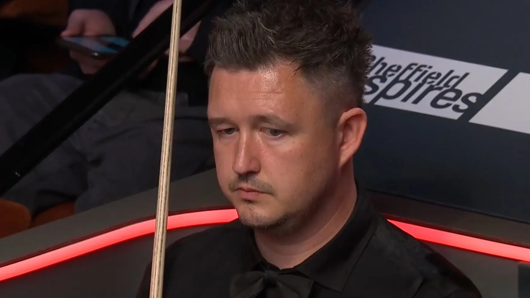 丁俊晖在手, 第四局, 奥沙利文连